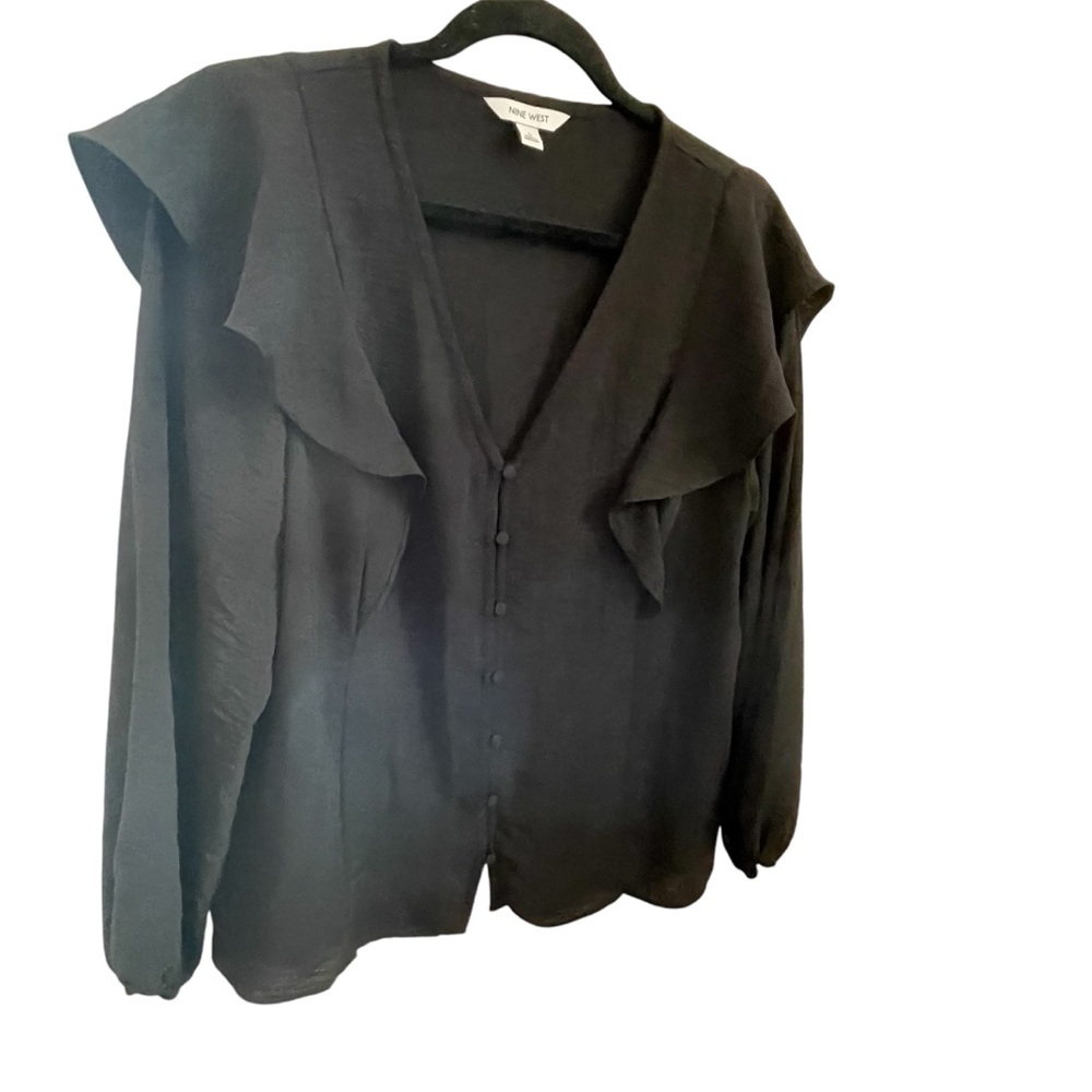 Nine West Black Blouse - L